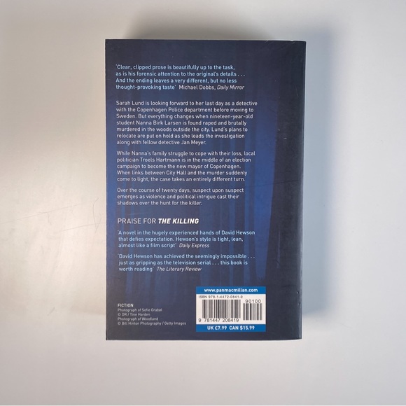 2/$25 - The Killing by David Hewson - Picture 2 of 10